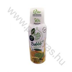  BUBBLE Citrom-Lime Szrp Steviaval 500 ml